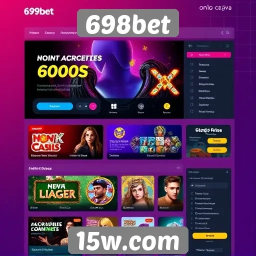 Análise da interface do usuário do site 698bet